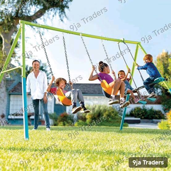 Intex Green and blue swing with 3-function play set