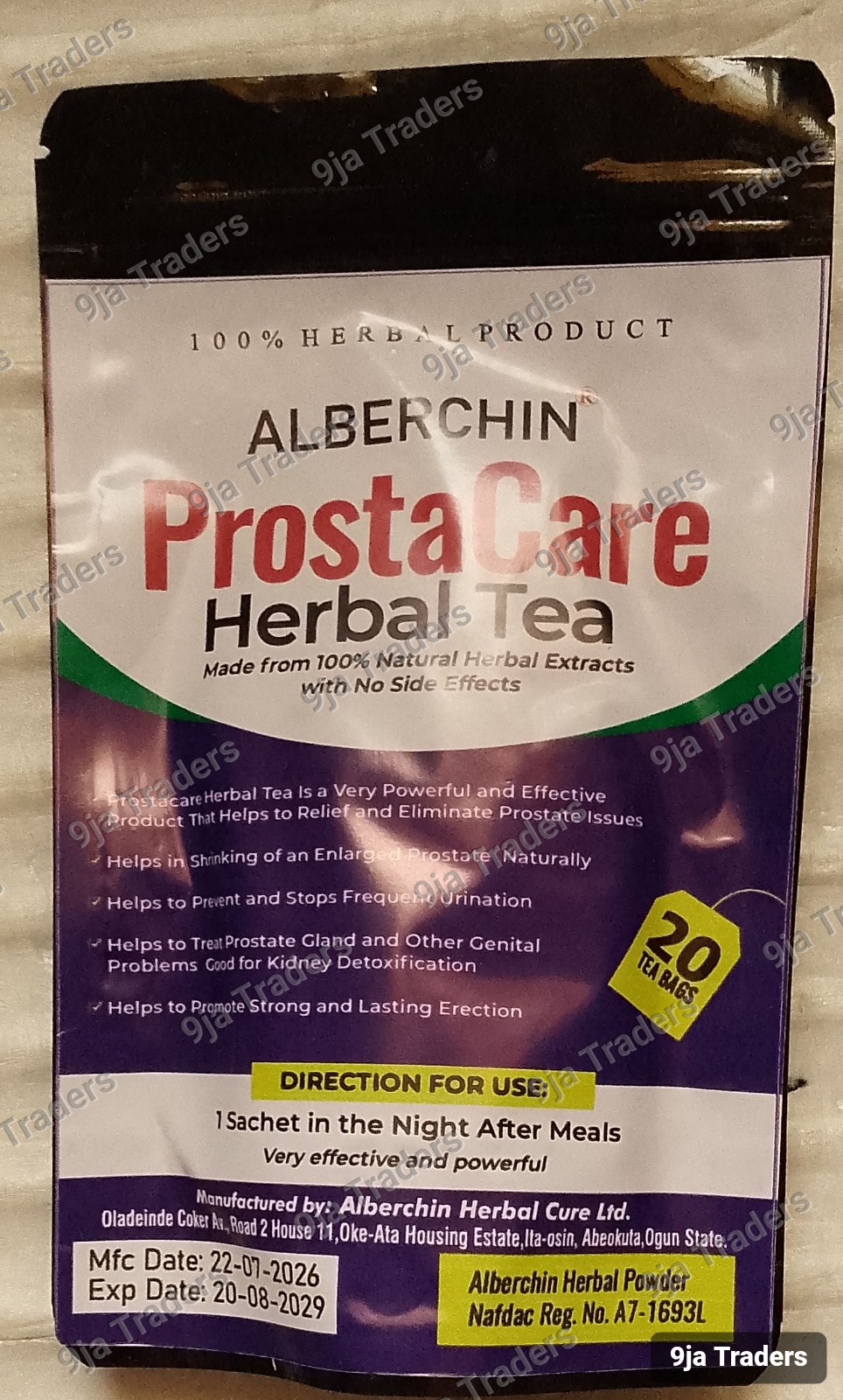 Alberchin Prostacare Herbal Tea