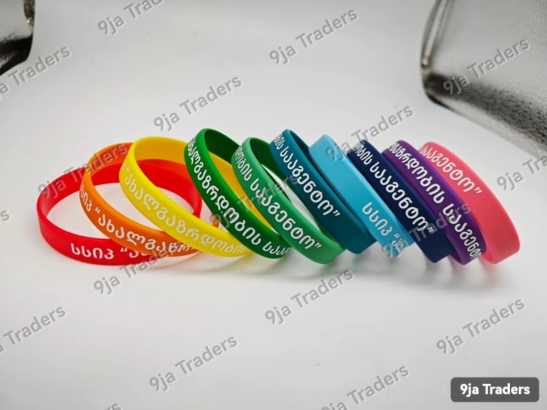 Customized Debossed Wristbands With Glows/Shine in Dark