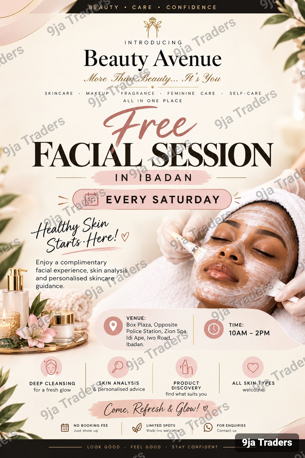 FREE FACIAL SESSION IN IBADAN